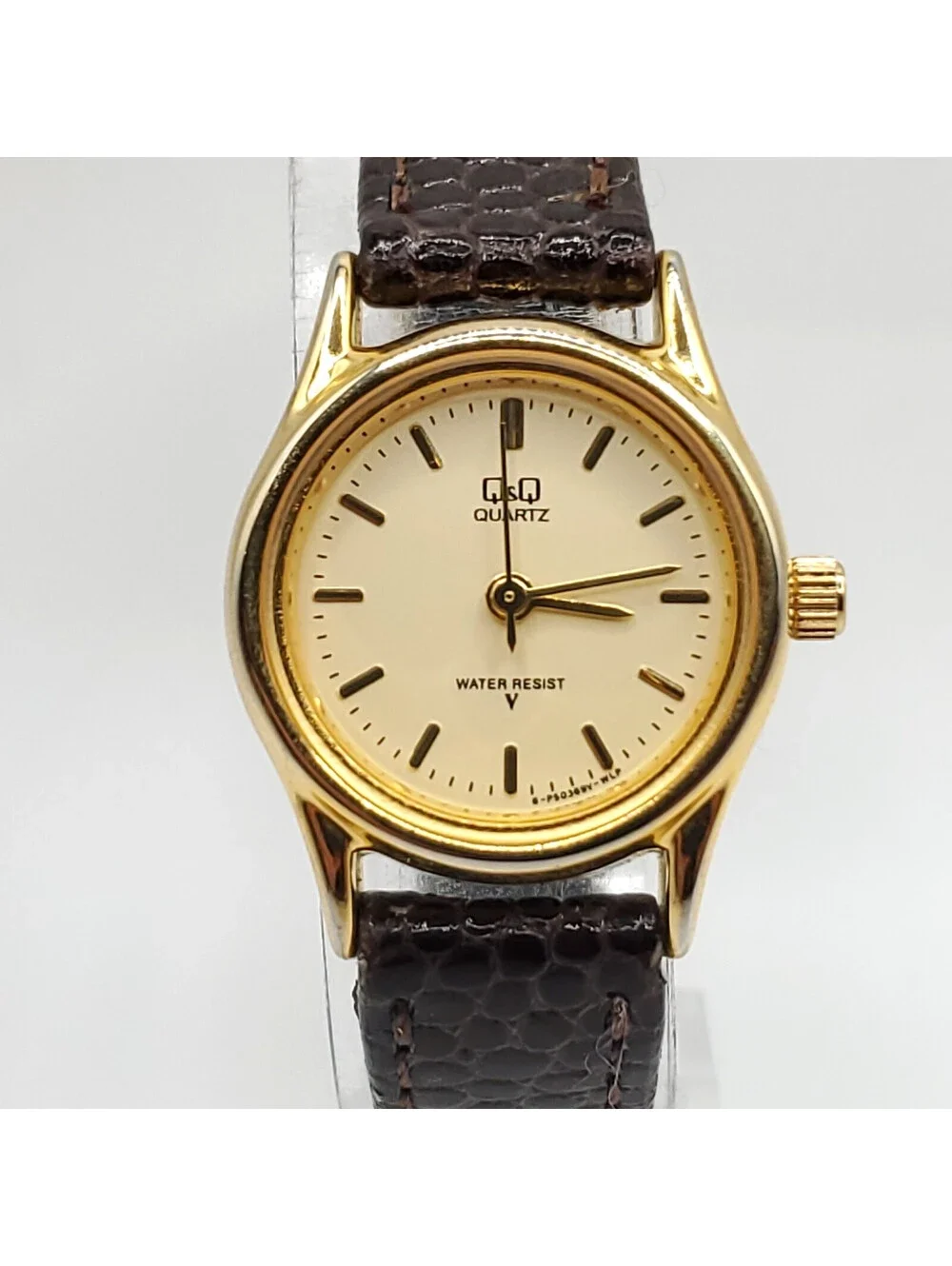 Vintage Citizen Q&Q Watch Women 23mm Gold Tone New Battery